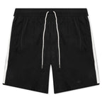 Unlined Woven Track Shorts - Black/Sail