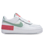Women's Air Force 1 Shadow - White/Jade Smoke