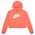 Sportswear Women's Essential Cropped Hoodie - Magic Ember/Heather