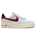 Womens Air Force 1 07 SE - Photon Dust/Team Red/Summit White