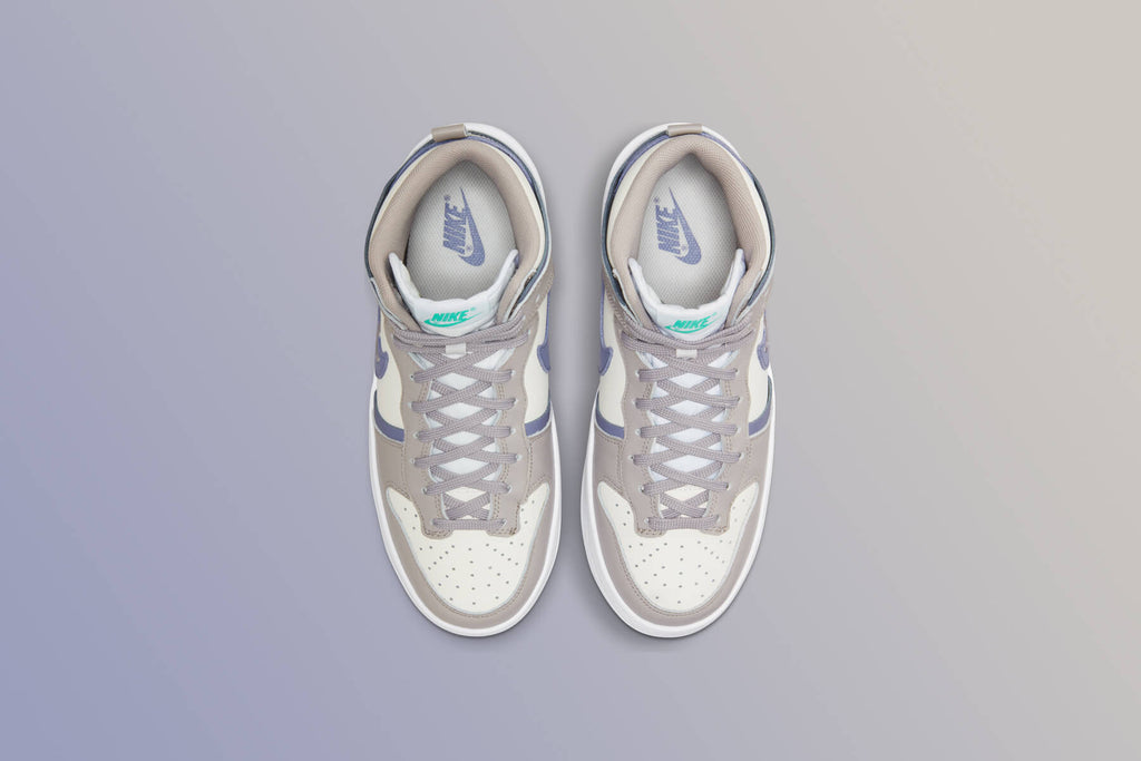 Women's Dunk High Rebel - Sail/Iron Purple