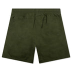 Woven Shorts - Rough Green/White