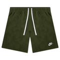 Woven Shorts - Rough Green/White