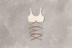 Nike x Jacquemus Women's Bra - Pearl White/Sail/Dark Driftwood