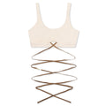 Nike x Jacquemus Women's Bra - Pearl White/Sail/Dark Driftwood