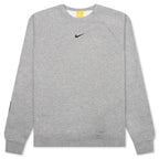 Nike x NOCTA NRG CS Fleece Crew - Dark Grey Heather/Black