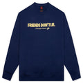 Nike x Stranger Things Fleece Crew - Midnight Navy/Soft Yellow