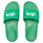 Nike x Stussy Benassi - Pine Green/Sail