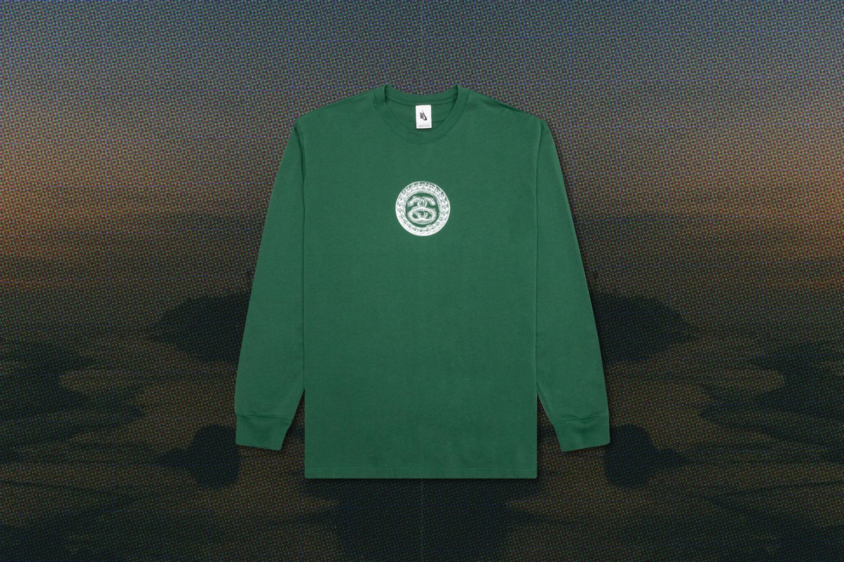 Nike x Stussy L/S T-Shirt - Gorge Green