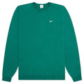 NikeLab Fleece Crewneck - Mystic Green/White