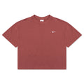 NikeLab Women's Fleece T-Shirt - Cedar/White