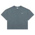 NikeLab Women's Fleece T-Shirt - Hasta/White