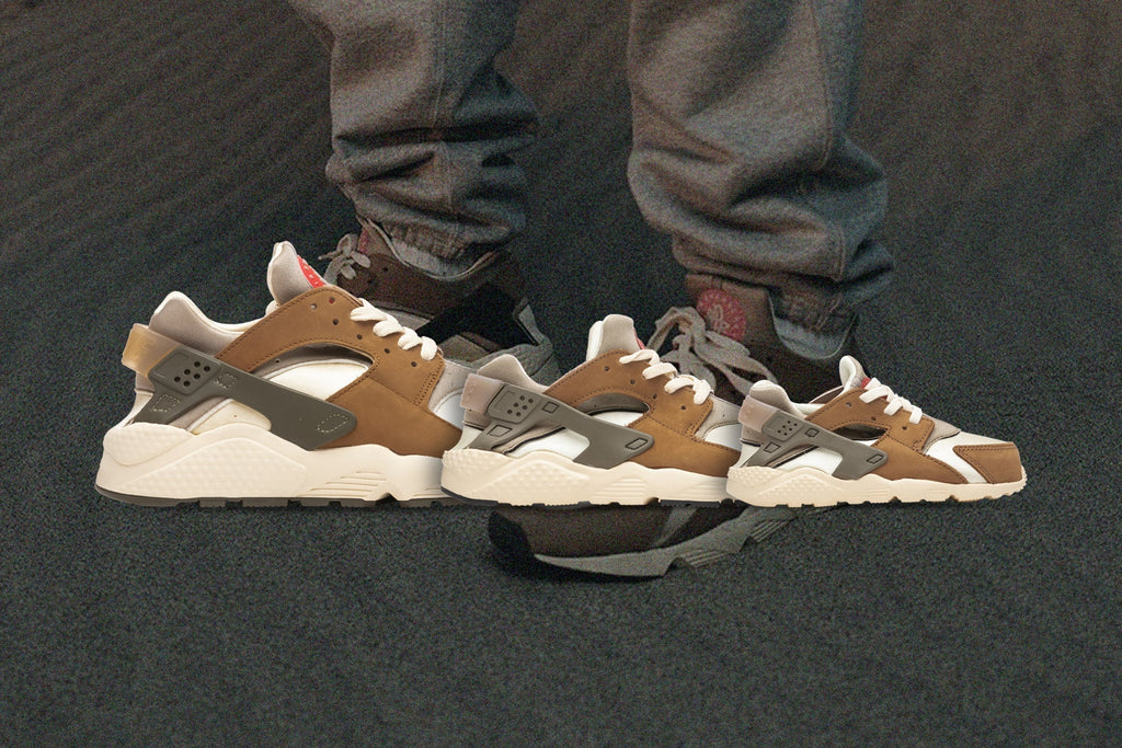 Nike x Stussy Huarache Run LE (PS) - Desert Oak/Reed