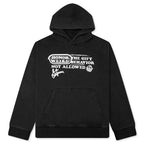 Not Allowed Hoodie - Black
