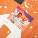 Nothing Personal Double Knee Jeans - Orange
