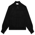 Nylon Bomber Jacket - Black