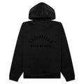 Nylon Fleece Hoodie - Jet Black