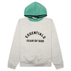 Nylon Fleece Hoodie - Light Heather Grey