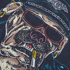 Oct Biker Dog Tee - Vintage Black