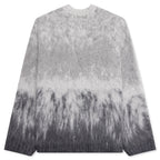 Ombre Knit Sweater - Light Grey