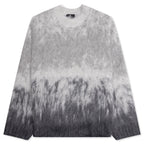 Ombre Knit Sweater - Light Grey