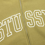Outline Zip Hoodie - Olive