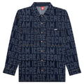 Oversized Echo L/S Shirt - Blue Moon