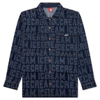 Oversized Echo L/S Shirt - Blue Moon