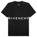 Oversized Fit Reverse Logo T-shirt - Black