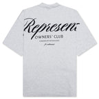 Owners Club Script T-Shirt - Cream Marl