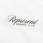 Owners Club Script T-Shirt - Flat White