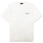 Owners Club Script T-Shirt - Flat White