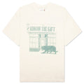 Panther Barbershop S/S Tee - Bone