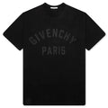 Patch Silk T-Shirt - Black