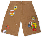 Fruit Patch Canvas Shorts -  Washed Tan