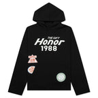 Patchwork Party Hoodie - Black