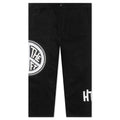 Peace Print Trouser Pant - Black