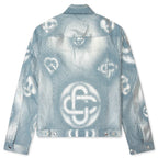 Pearlescent Monogram Denim Jacket - Pearlescent