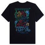 Pentathlon Screen Printed T-Shirt - Black