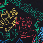 Pentathlon Screen Printed T-Shirt - Black