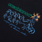 Pentathlon Screen Printed T-Shirt - Black