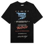 Persistence Race Tee - Black
