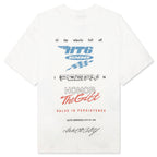 Persistence Race Tee - White