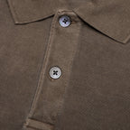 Pigment Dyed Pique Polo - Taupe