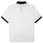 Pique Colorblock Polo - Bone