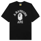 Pixal College Relaxed Fit Tee - Black