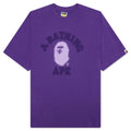 Pixal College Relaxed Fit Tee - Purple