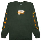 Pixel P Long Sleeve - Forest Green