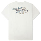 Plaid Two Flower Tee - White