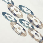 Plaid Two Flower Tee - White